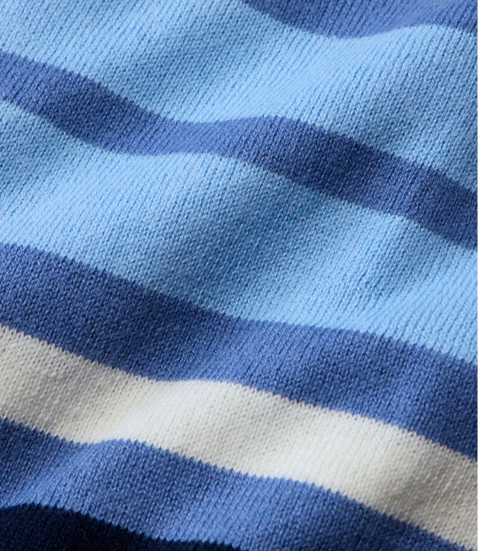 Women's Cotton/Cashmere Sweater, Polo Stripe | L.L.Bean Value