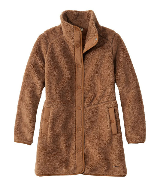 Women's Bean's Sherpa Fleece Coat | L.L.Bean Featured