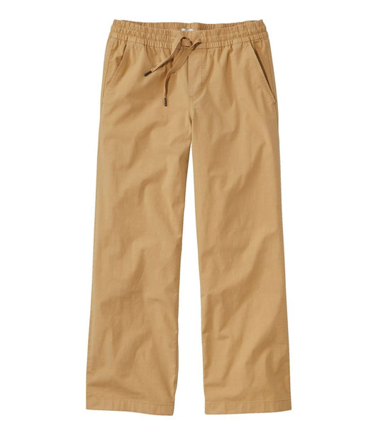 Women's Stretch Ripstop Pull-On Pants, Wide-Leg Ankle | L.L.Bean Exclusive
