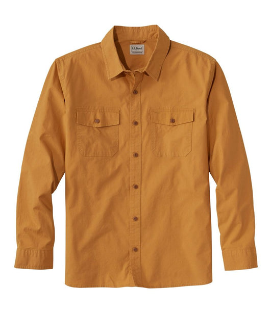 Men's Riverton Ripstop Shirt, Long-Sleeve, Traditional Untucked Fit | L.L.Bean Value
