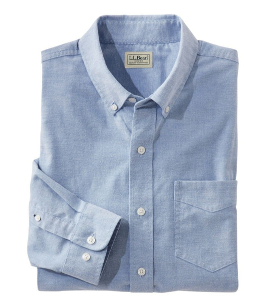 Men's Comfort Stretch® Oxford Shirt, Slightly Fitted Untucked Fit | L.L.Bean Recommended