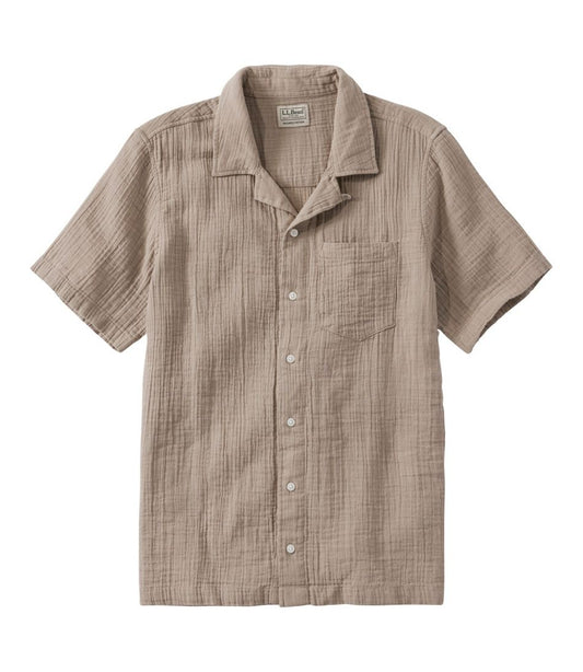 Men's Cloud Gauze Shirt, Short-Sleeve, Slightly Fitted Untucked Fit | L.L.Bean Exclusive