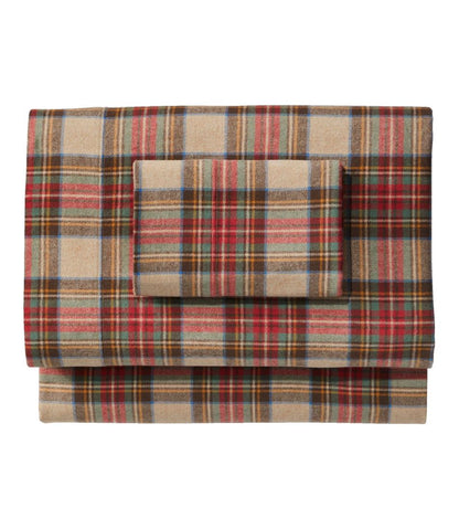Heritage Chamois Flannel Sheet Collection, Plaid | L.L.Bean Featured