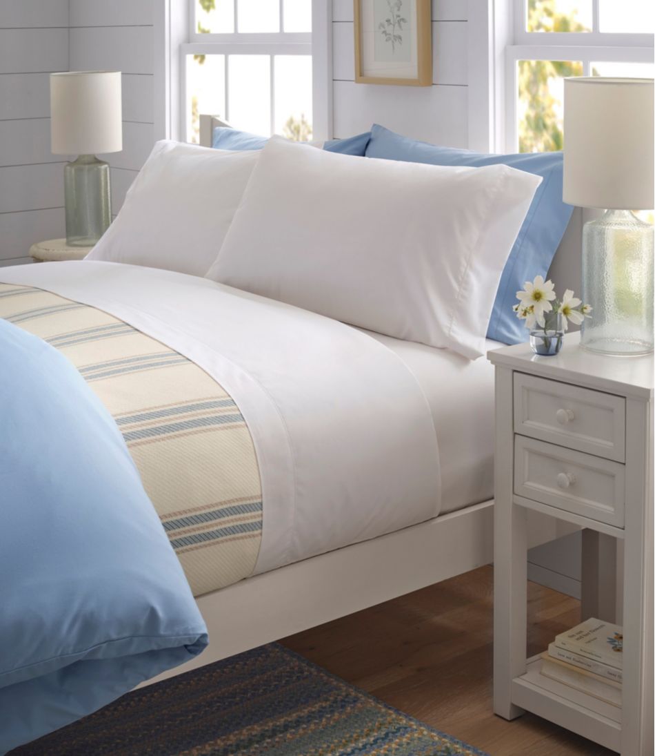 280-Thread-Count Pima Cotton Percale Sheet, Flat | L.L.Bean Value