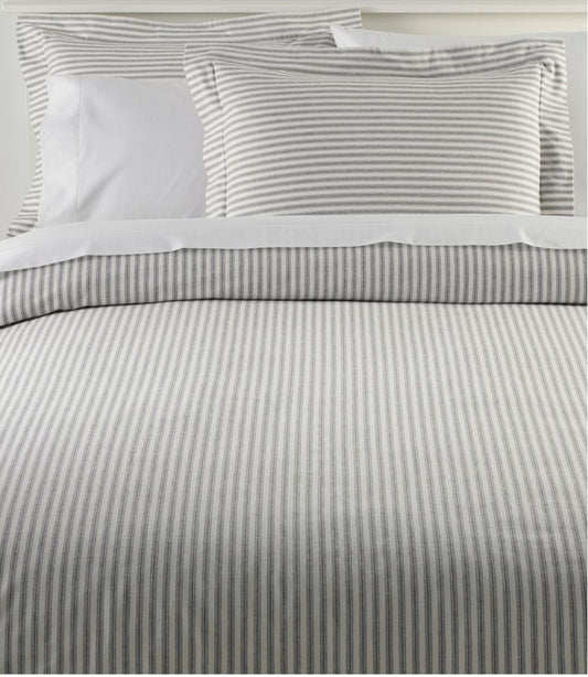 Ultrasoft Comfort Flannel Comforter Cover Collection, Stripe | L.L.Bean Recommended