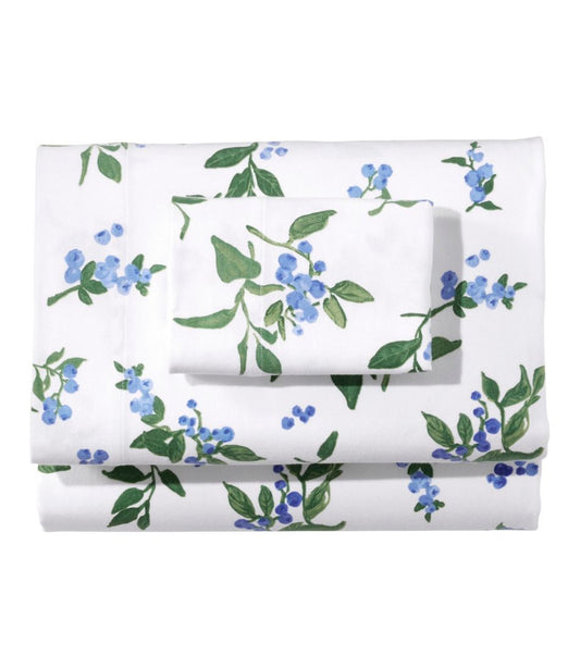 Jess Franks Blueberry Flannel Sheet Collection | L.L.Bean Classic