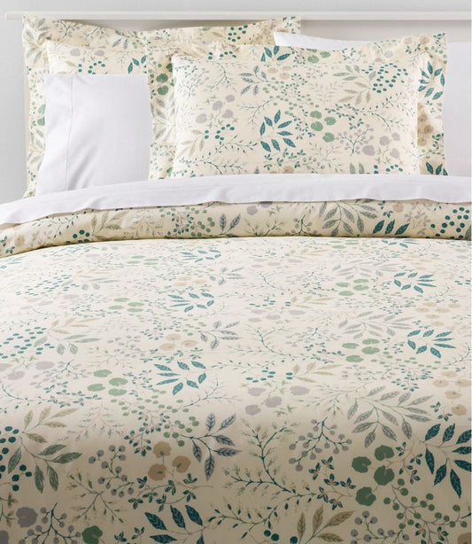 280-Thread-Count Pima Cotton Percale Comforter Cover Collection, Print | L.L.Bean Essential