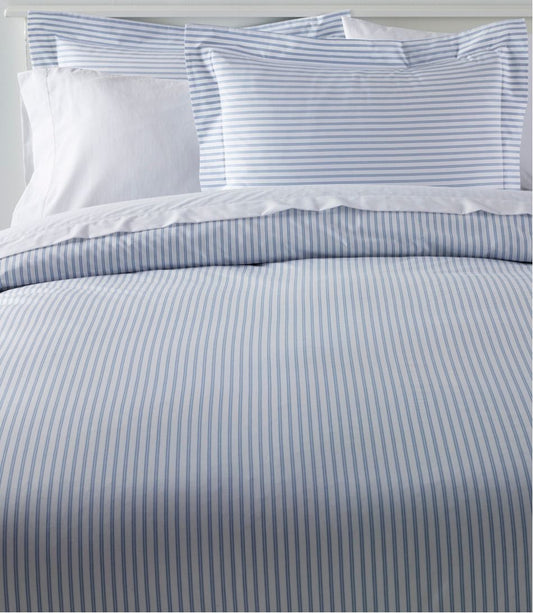 Premium Egyptian Percale Comforter Cover Collection, Stripe | L.L.Bean Value