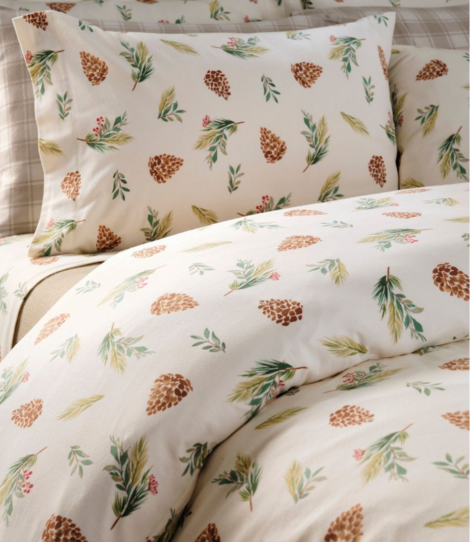 Evergreen Flannel Comforter Cover Collection | L.L.Bean Essential