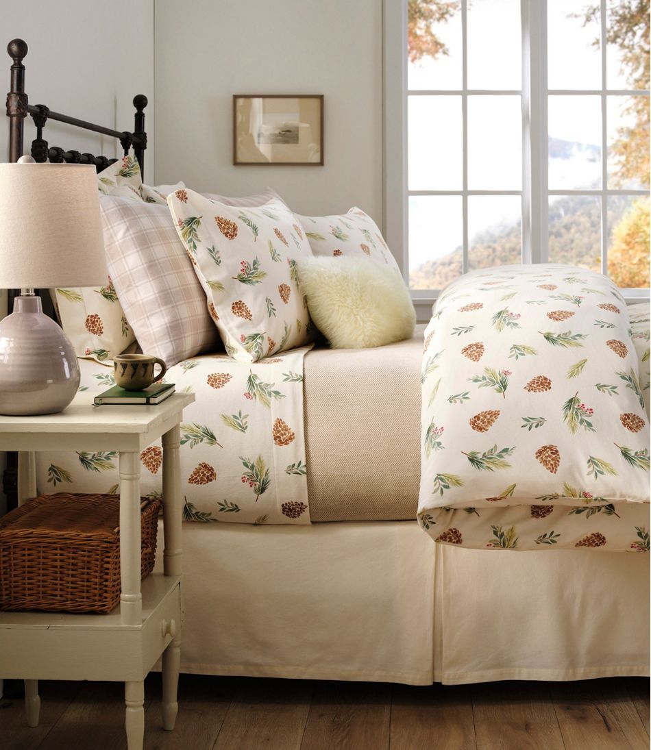 Evergreen Flannel Comforter Cover Collection | L.L.Bean Essential