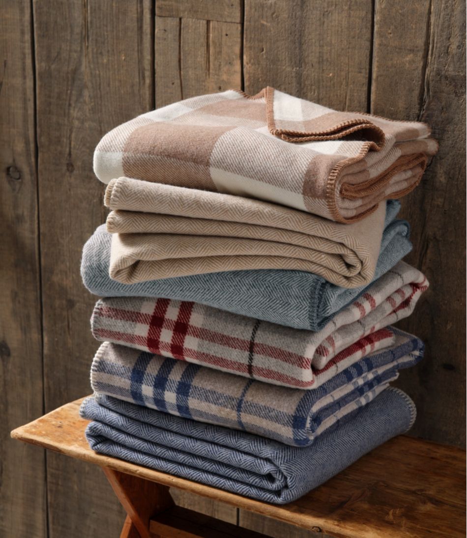 Washable Wool Blanket, Plaid | L.L.Bean Signature