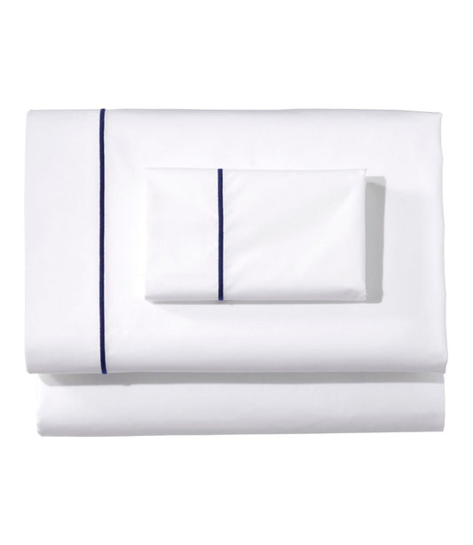 Premium Egyptian Percale Sheet Collection, Satin Stitch | L.L.Bean Latest