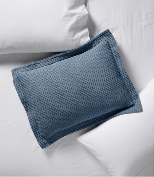 Organic Honeycomb Matelassé Sham | L.L.Bean Featured