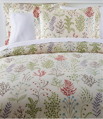 Botanical Floral Percale Comforter Cover Collection | L.L.Bean Trending