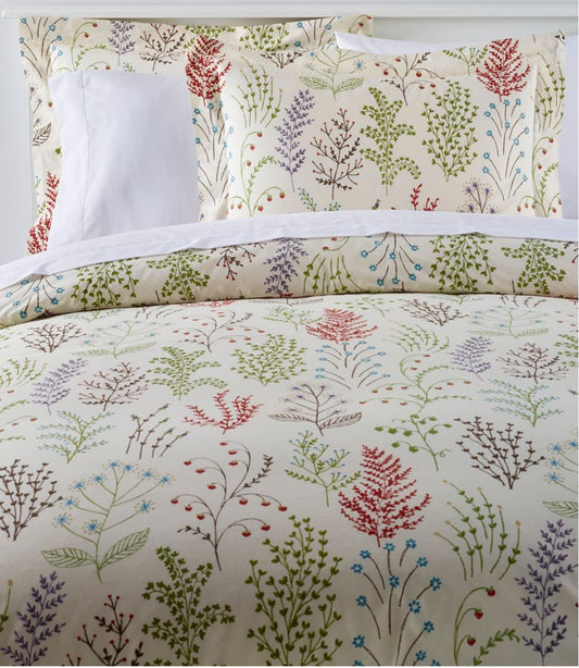 Botanical Floral Percale Comforter Cover Collection | L.L.Bean Trending