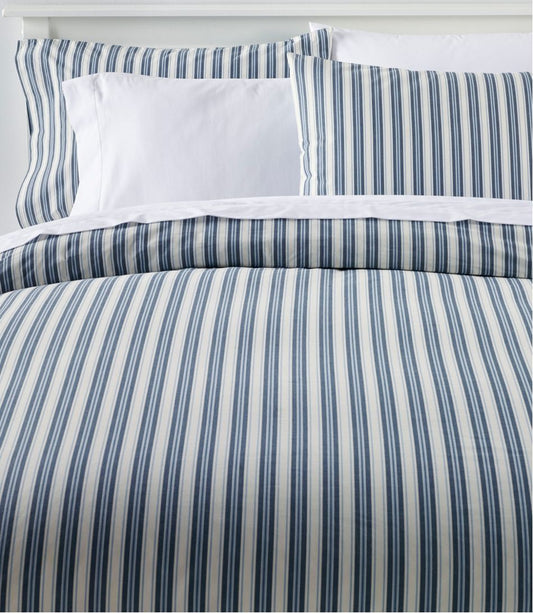 Sunwashed Percale Comforter Cover, Stripe | L.L.Bean Value