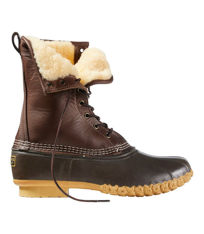 Men's Bean Boots, 10" Shearling-Lined | L.L.Bean Everyday