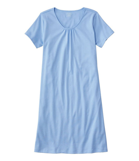 Women's Supima® Nightgown, Short-Sleeve | L.L.Bean Signature