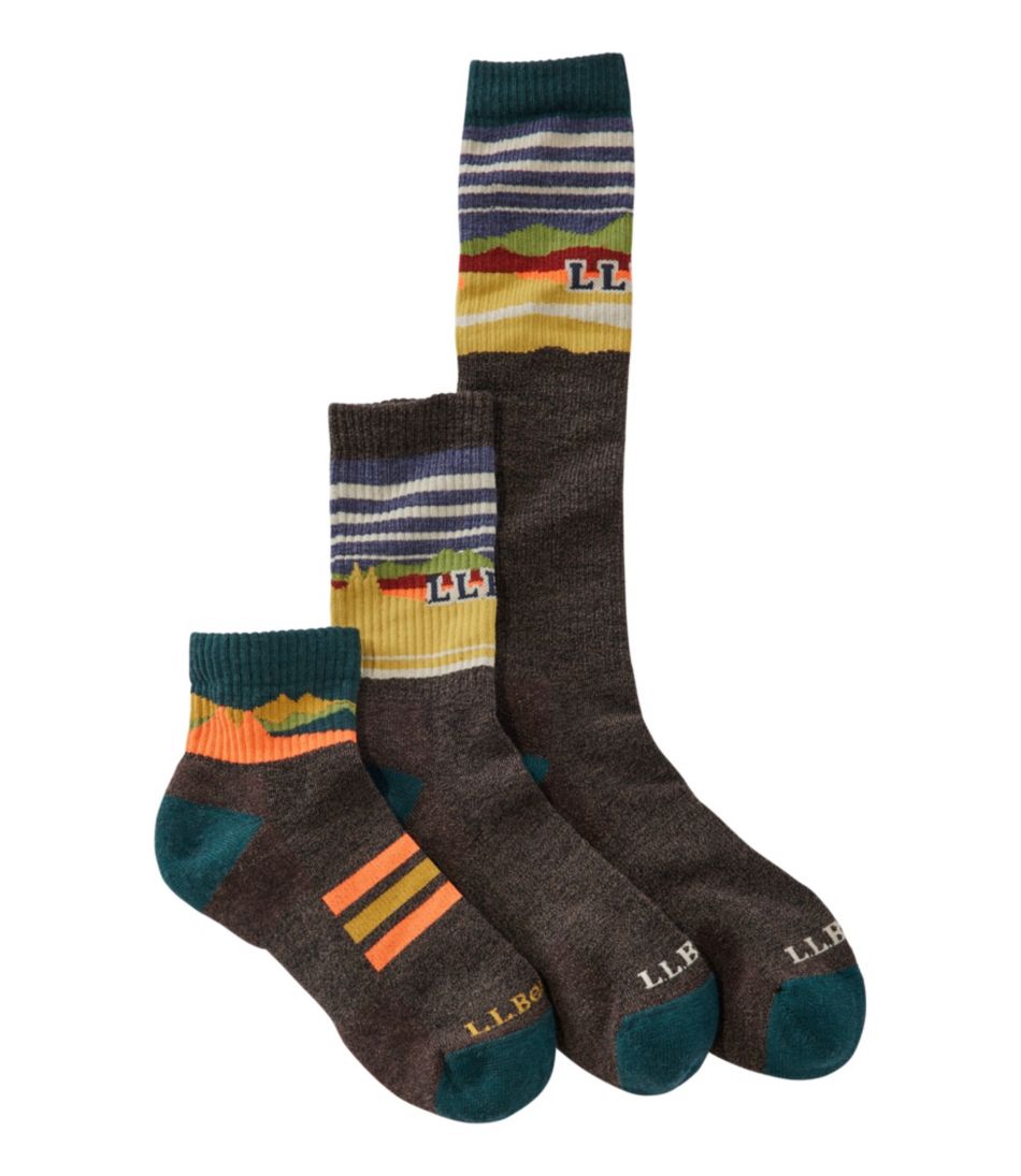 Adults' Katahdin Hiker Socks, 1/4 Crew | L.L.Bean Signature