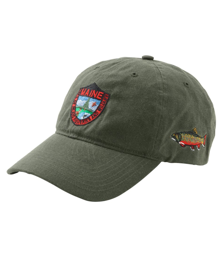 Adults' MIF&W Waxcloth Hat, Brook Trout | L.L.Bean Signature