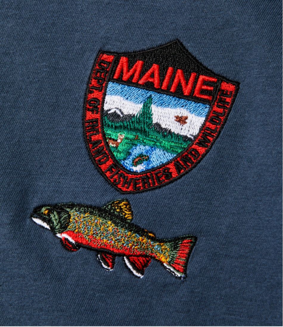 Men's MIF&W Tee, Long-Sleeve Brook Trout | L.L.Bean Classic