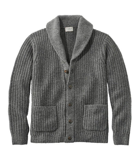 Men's L.L.Bean Classic Ragg Wool Sweater, Cardigan | L.L.Bean Exclusive