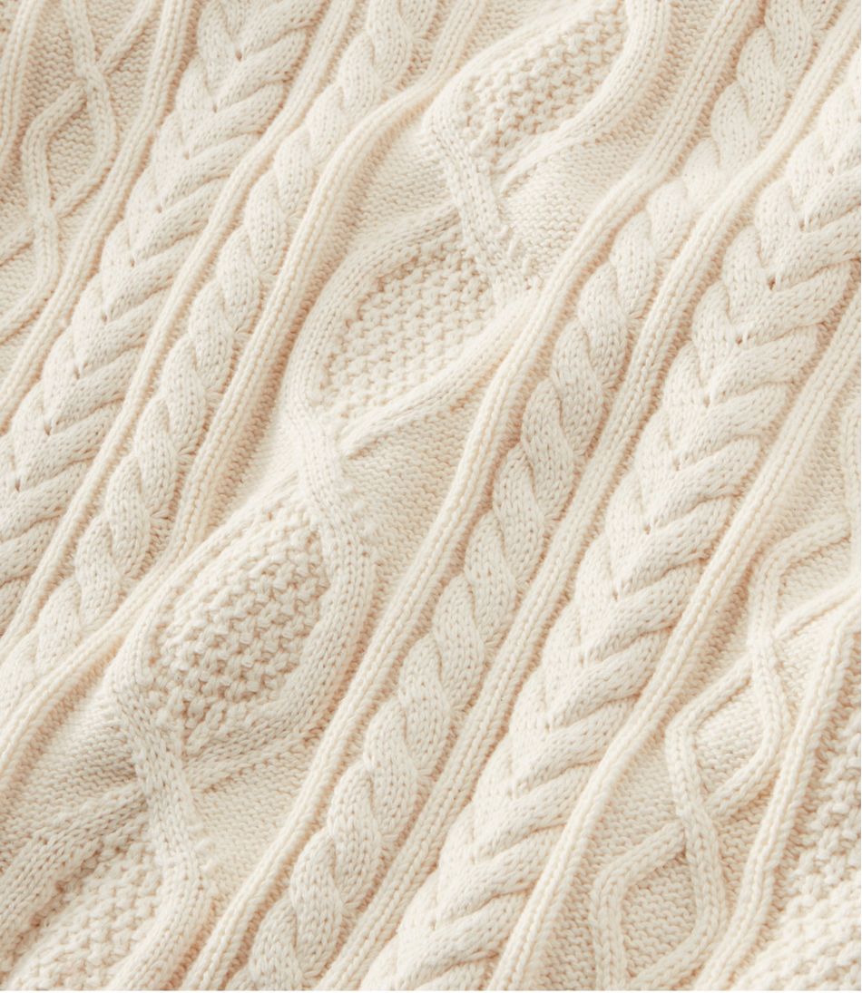 Men's Bean's Heritage Soft Cotton Fisherman Sweater, Button-Mock | L.L.Bean Latest
