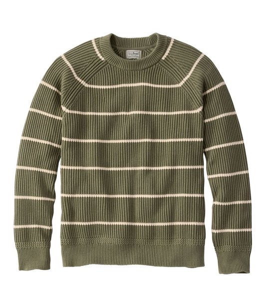Men's Mariner Rib Crew Sweater, Stripe | L.L.Bean Latest