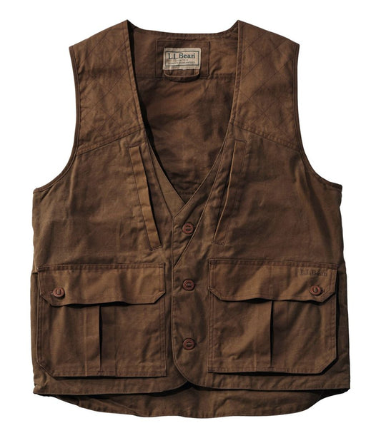 Men's Double L Waxed-Cotton Upland Vest | L.L.Bean Recommended