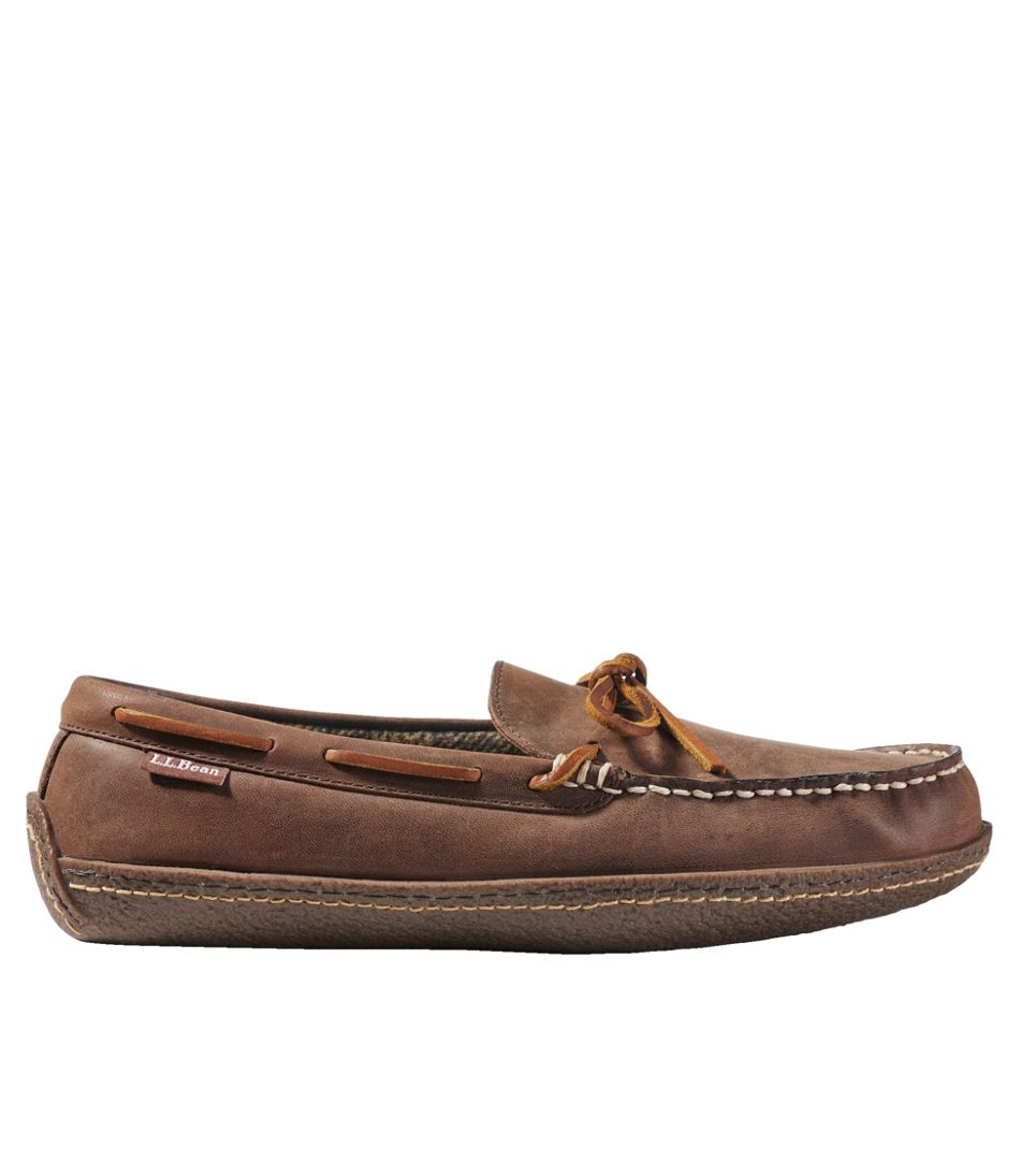 Men's Handsewn Slippers, Flannel-Lined | L.L.Bean Great Value
