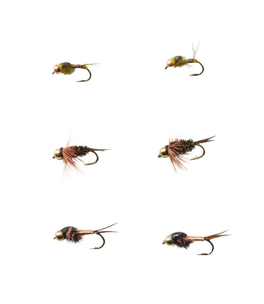 Umpqua Six-Piece Bead Head Nymph Selection | L.L.Bean Exclusive