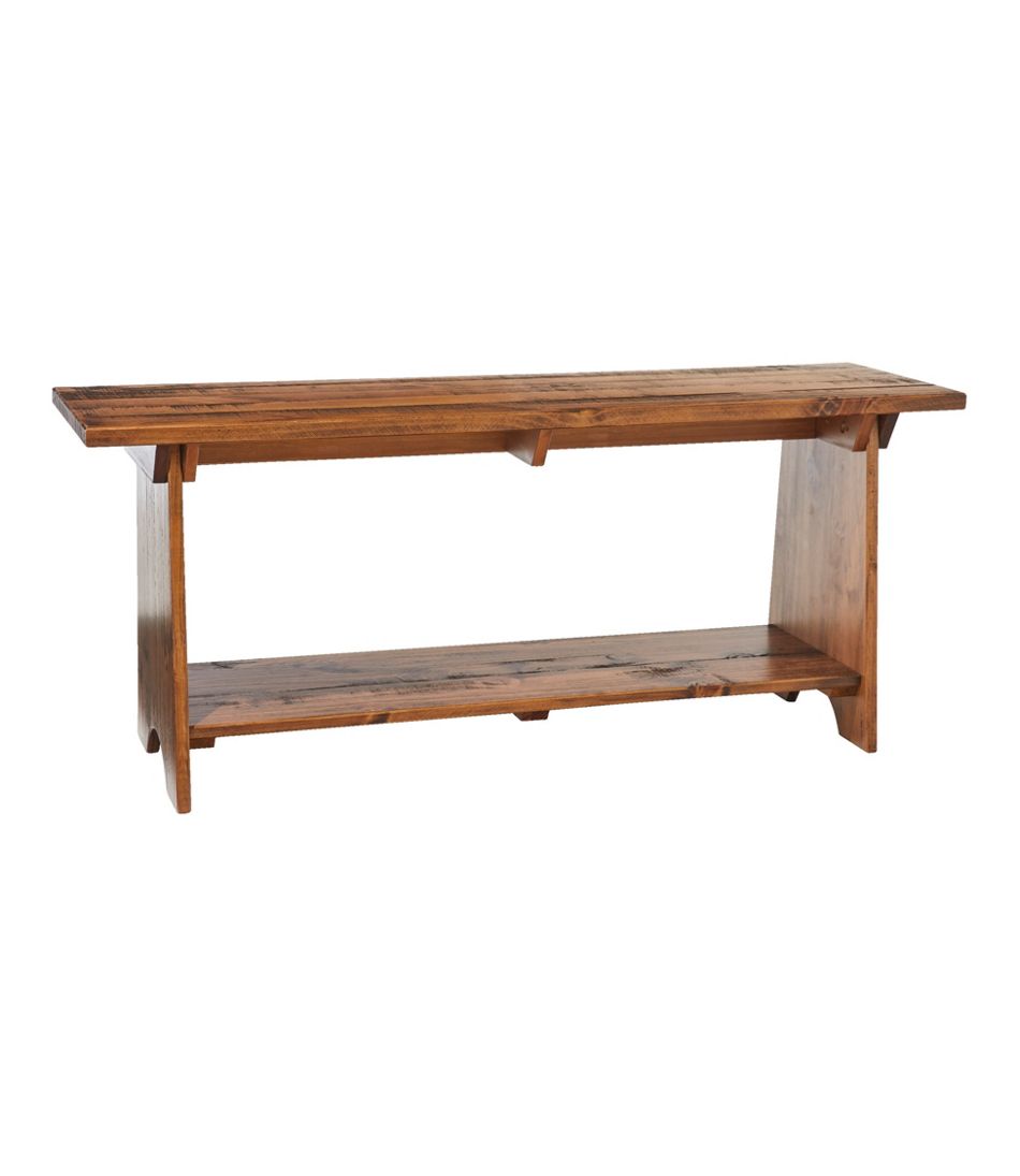 Rustic Wooden Mudroom Bench, Large | L.L.Bean Latest