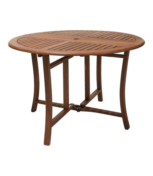 Eucalyptus Folding Table, Round | L.L.Bean Everyday