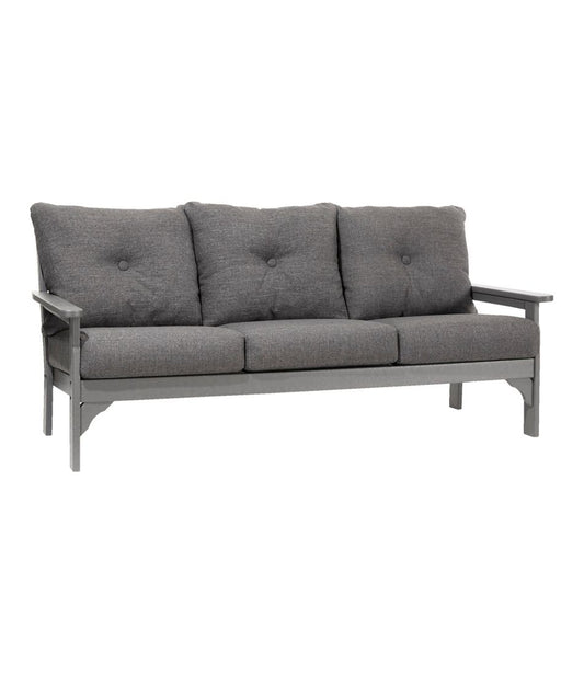 All-Weather Patio Sofa with Textured Cushion, Slate Gray | L.L.Bean Recommended