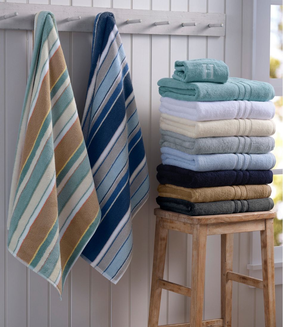 Bean's Organic Cotton Towel, Stripe | L.L.Bean Classic