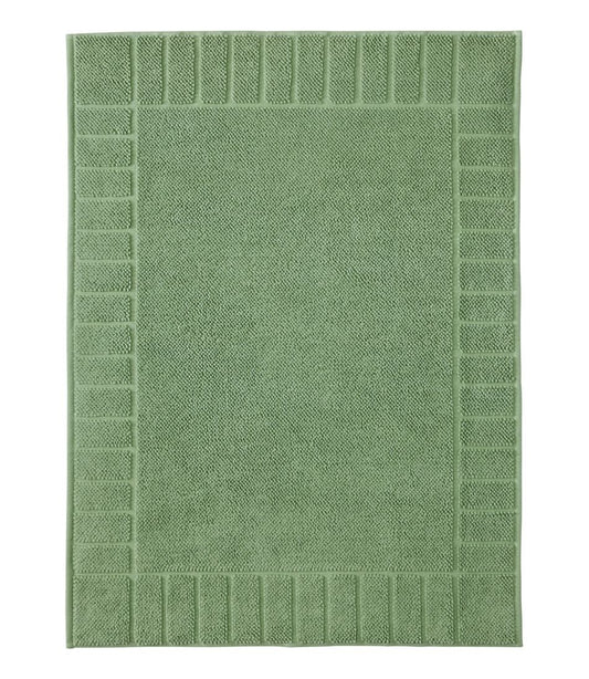 Organic Cotton Textured Bordered Bath Mat | L.L.Bean Everyday