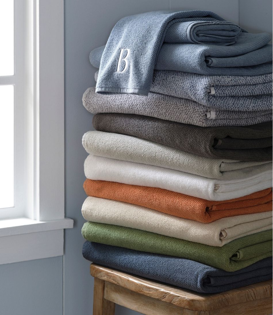 Organic Textured Cotton Towel, Marled | L.L.Bean Value