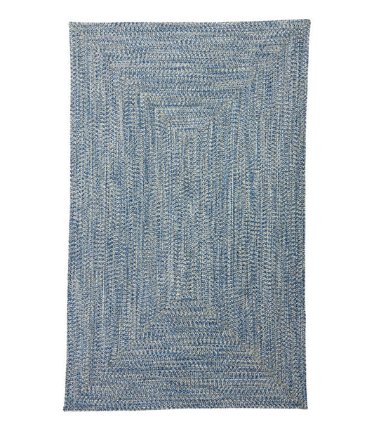 All-Weather Braided Rug, Concentric Pattern Rectangular | L.L.Bean Everyday