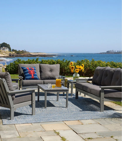 All-Weather Braided Rug, Concentric Pattern Rectangular | L.L.Bean Everyday