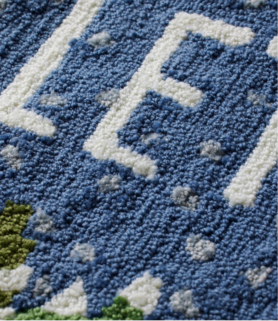 Indoor/Outdoor Vacationland Rug, Frosted Trees | L.L.Bean Recommended