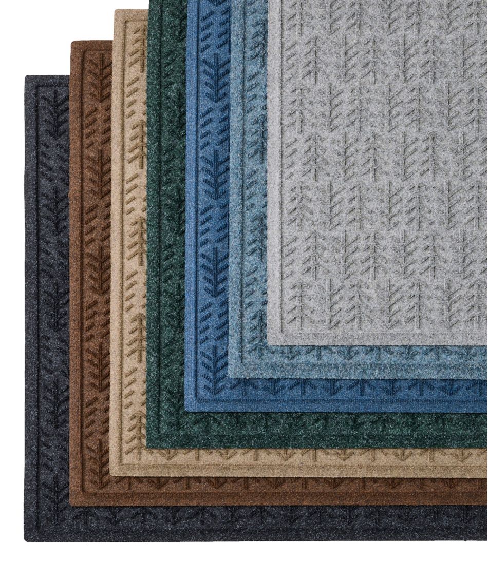 Everyspace Recycled Waterhog Mat, Trees, 3' Wide | L.L.Bean Everyday