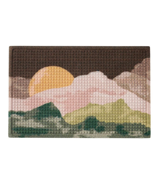 Printed Recycled Waterhog Doormat, Sunset | L.L.Bean Great Value