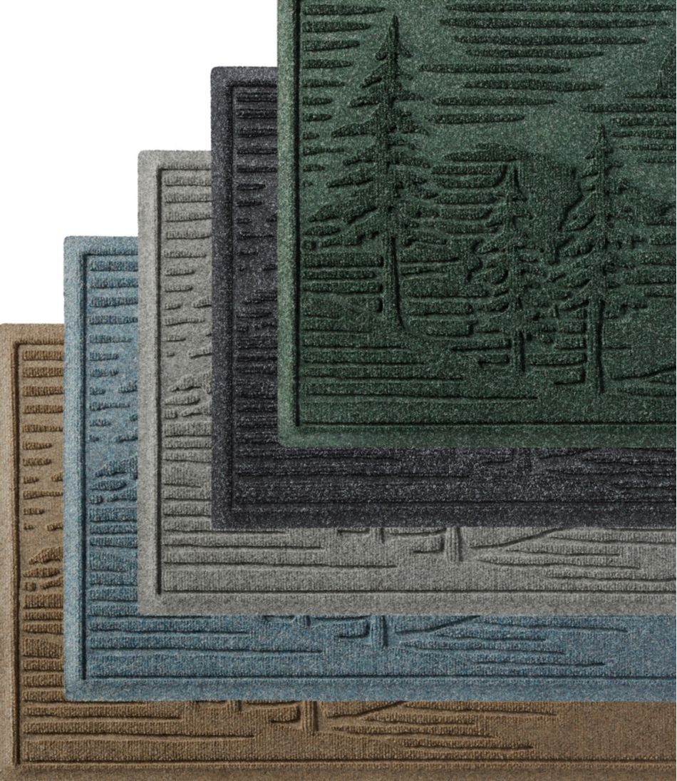 Everyspace Recycled Waterhog Wide Doormat, Pine Trees | L.L.Bean Recommended