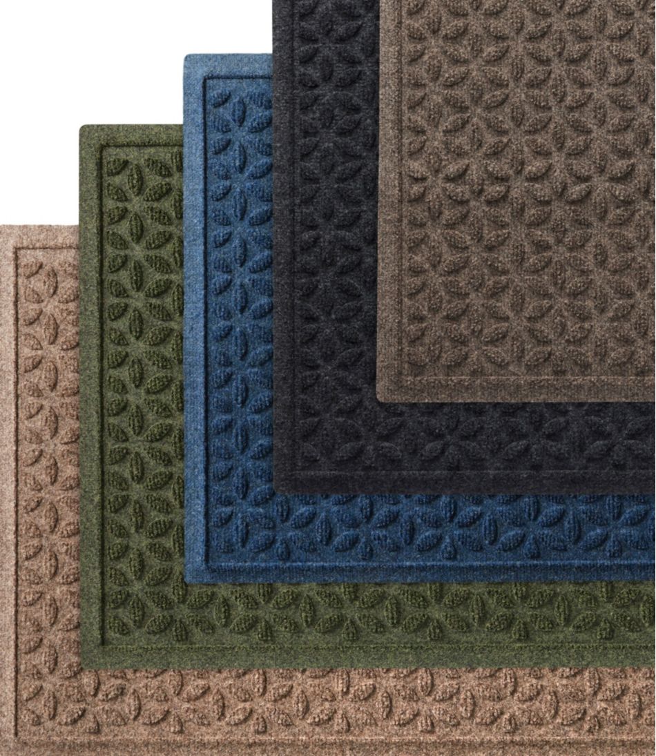 Heavyweight Recycled Waterhog Doormat, Blooming Circles, Personalized | L.L.Bean Featured