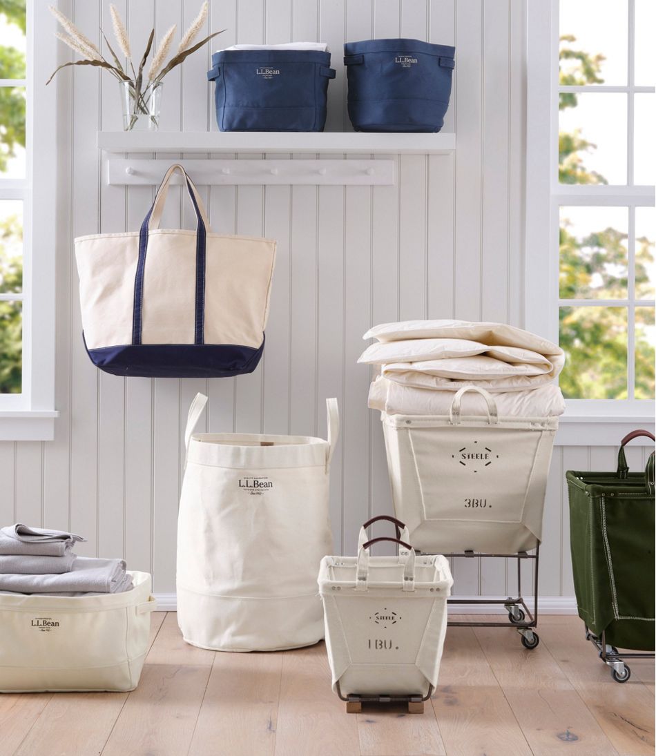 Steele Two Bushel Small Carry Basket with Casters | L.L.Bean Recommended