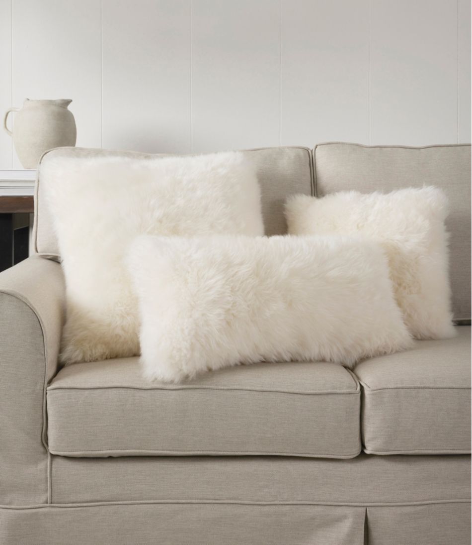 Sheepskin Throw Pillow, 11" x 22" | L.L.Bean Everyday
